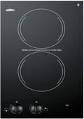 Summit Appliance CR2110 12' Electric Cooktop with 2 Burners Voltage: 110V