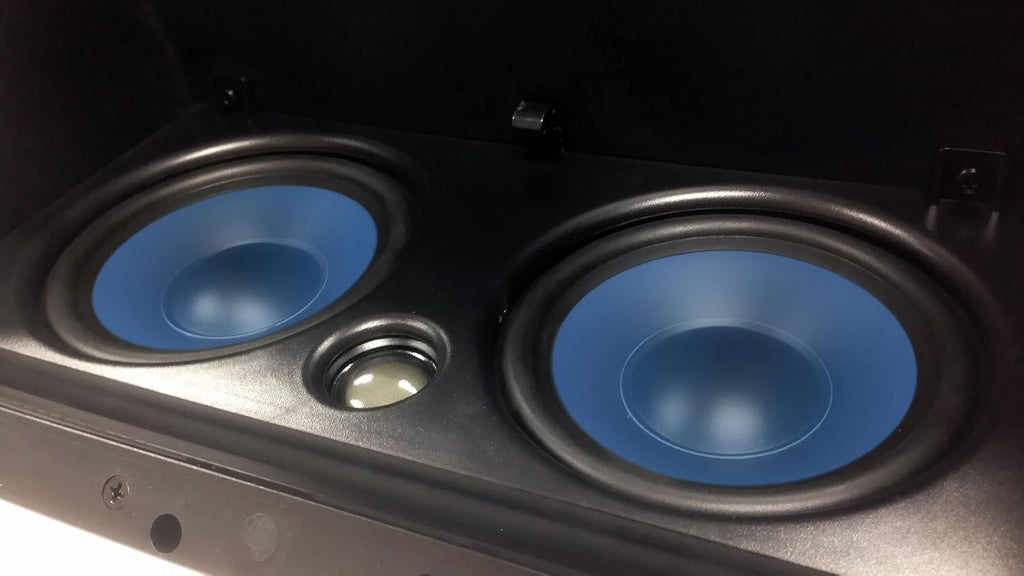 5252AC Silver Ticket In-Ceiling Speaker with Pivoting Full Speaker Adjustable Angle Woofers and Tweeter (Dual 5.25 Inch in-ceiling Center Channel) CEILING ONLY