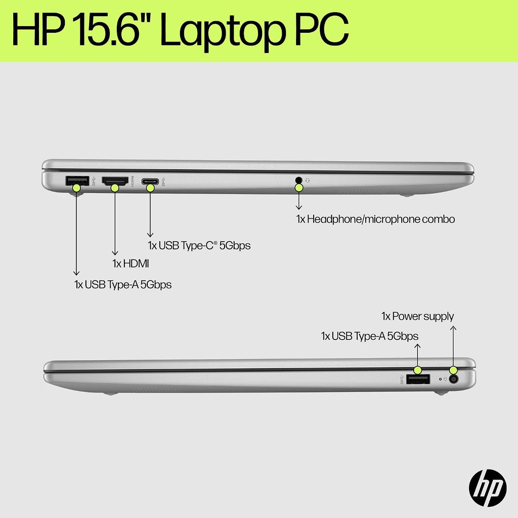 HP Laptop Computer 15.6' FHD Anti-Glare Display, 13th Gen Intel Core i7-1355U Processor, 16GB RAM, 1TB SSD, Intel Iris Xe Graphics, Wi-Fi 6, Bluetooth 5.3, Windows 11 Home