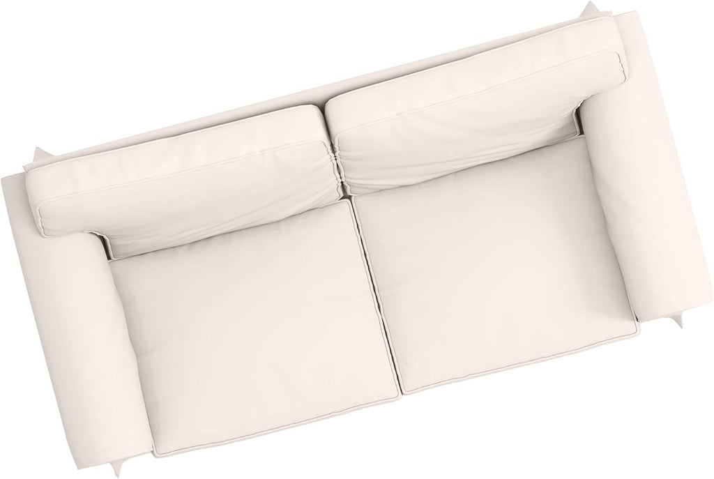 Heavy Duty UPPLAND (Not EKTORP) Sofa Cover Replacement Compatible with IKEA UPPLAND 3 Seat Sofa, Loveseat, Armchair, Sectional Corner, or Footstool Slipcover Only (Uppland 2 Polyester Beige)