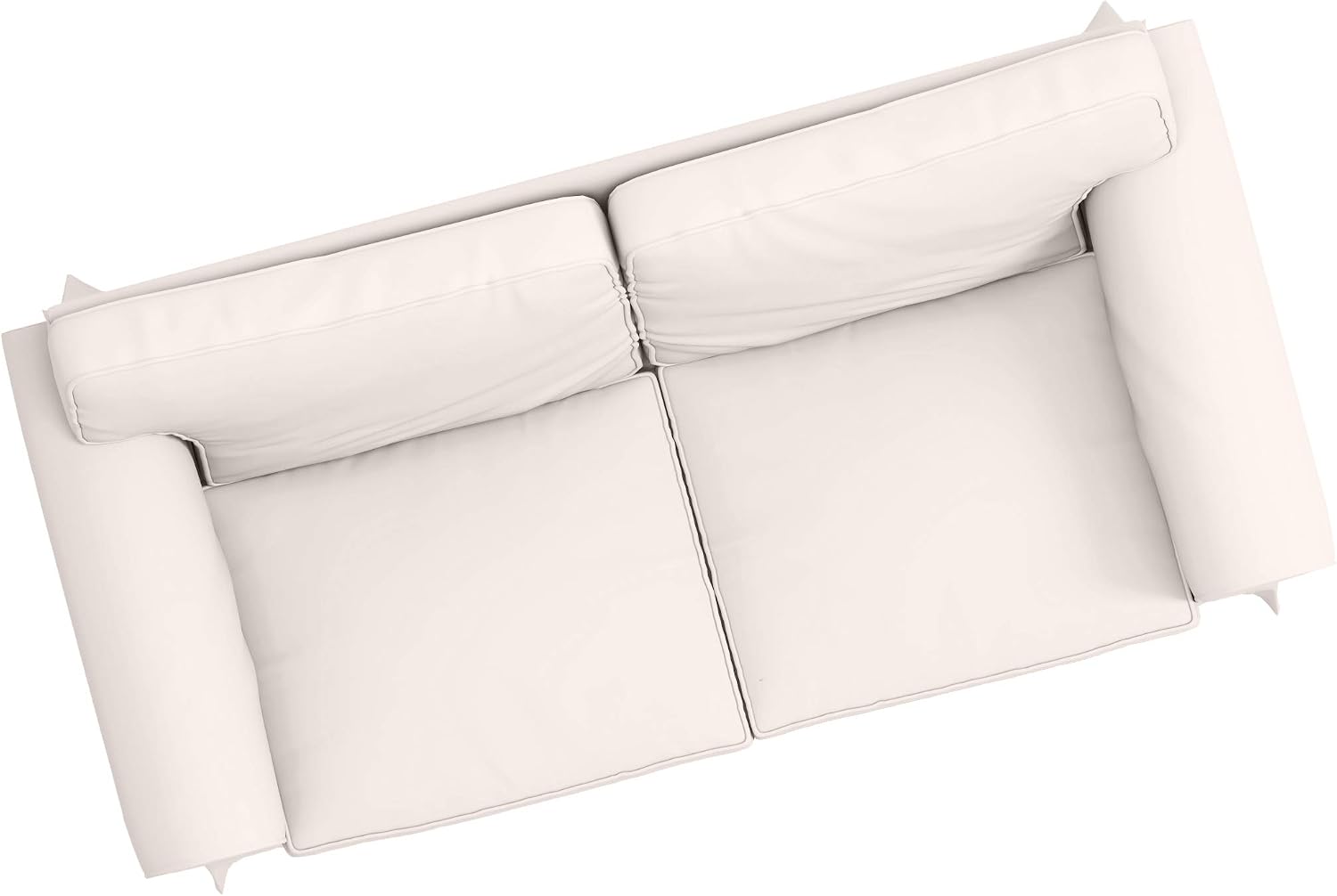 Heavy Duty UPPLAND (Not EKTORP) Sofa Cover Replacement Compatible with IKEA UPPLAND 3 Seat Sofa, Loveseat, Armchair, Sectional Corner, or Footstool Slipcover Only (Uppland 2 Polyester Beige)
