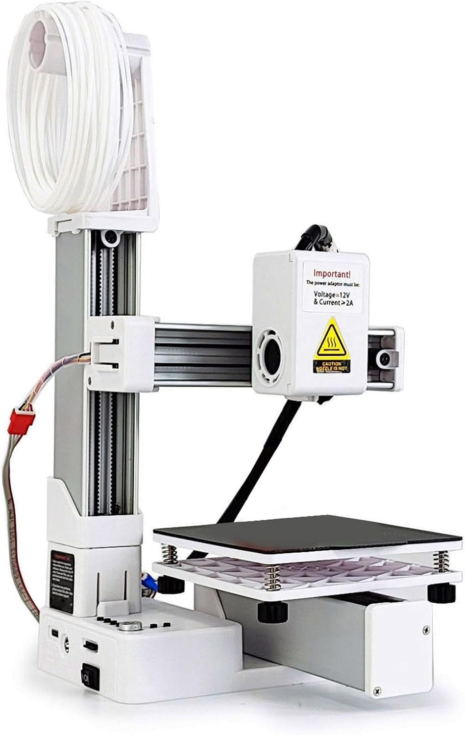 Mini 3D Printer, 3D Printers for Beginners, Printing Size, Support 1.75mm TPU PLA, Small 3D Printing Machine with (US Plug)