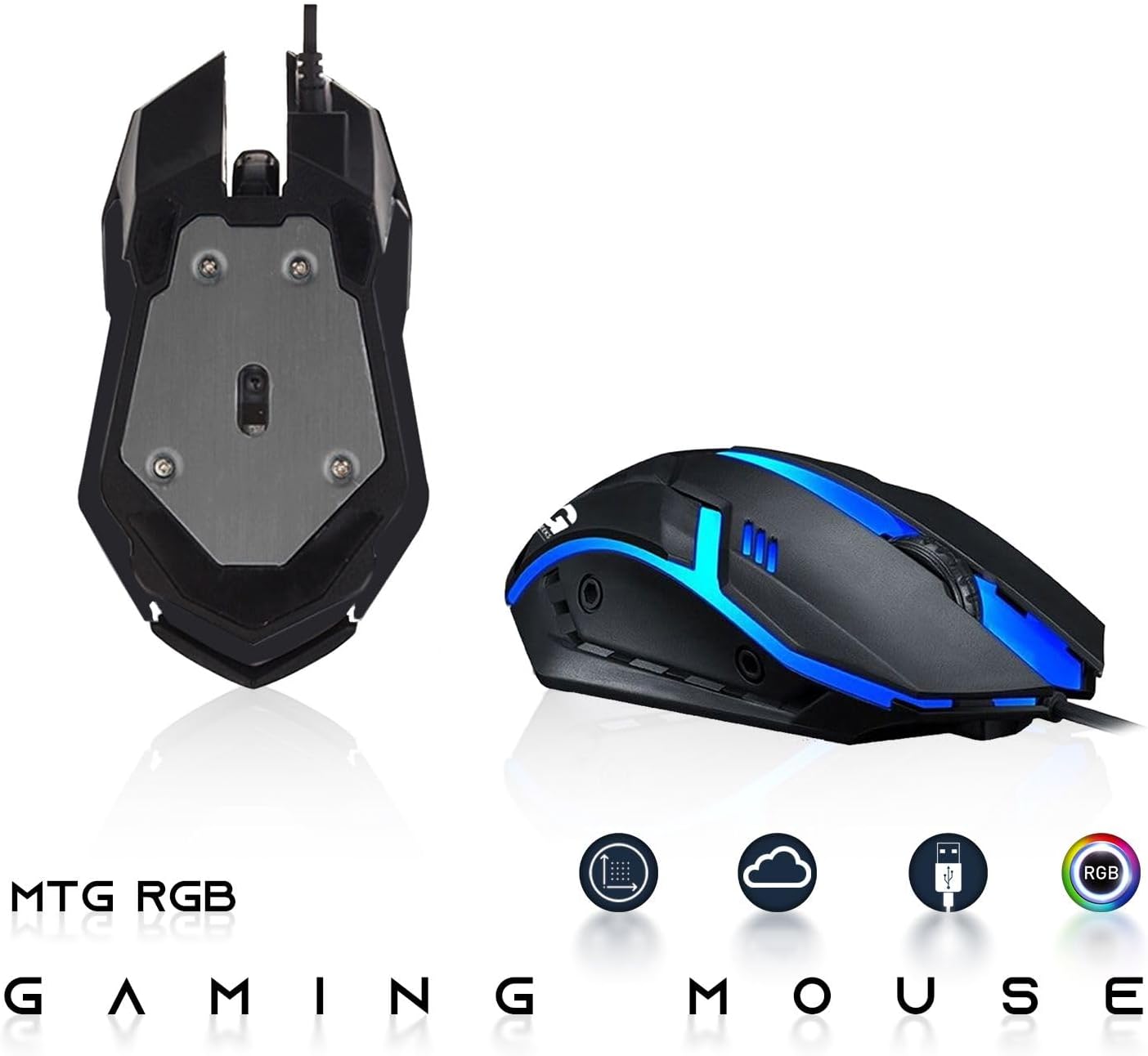 TechMagnet RGB Desktop Computer PC - Intel Core i5, 16GB ARGB RAM, 512GB SSD, GT-1030 Graphics with RGB Keyboard with AI-Enabled Copilot Key, Mouse and RGB Headphone Windows 11 (Renewed)