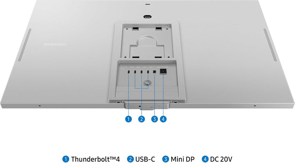 Samsung 27' ViewFinity S9 Series 5K Computer Monitor, Thunderbolt 4, DisplayPort, Matte Display, 4K Slimfit-Camera, Slim Metal Design, AirPlay, Smart-TV Apps, Gaming Hub, LS27C900PANXZA