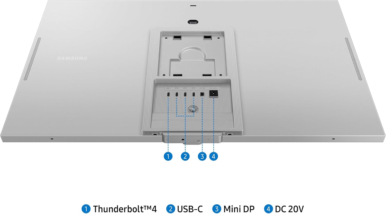 Samsung 27' ViewFinity S9 Series 5K Computer Monitor, Thunderbolt 4, DisplayPort, Matte Display, 4K Slimfit-Camera, Slim Metal Design, AirPlay, Smart-TV Apps, Gaming Hub, LS27C900PANXZA