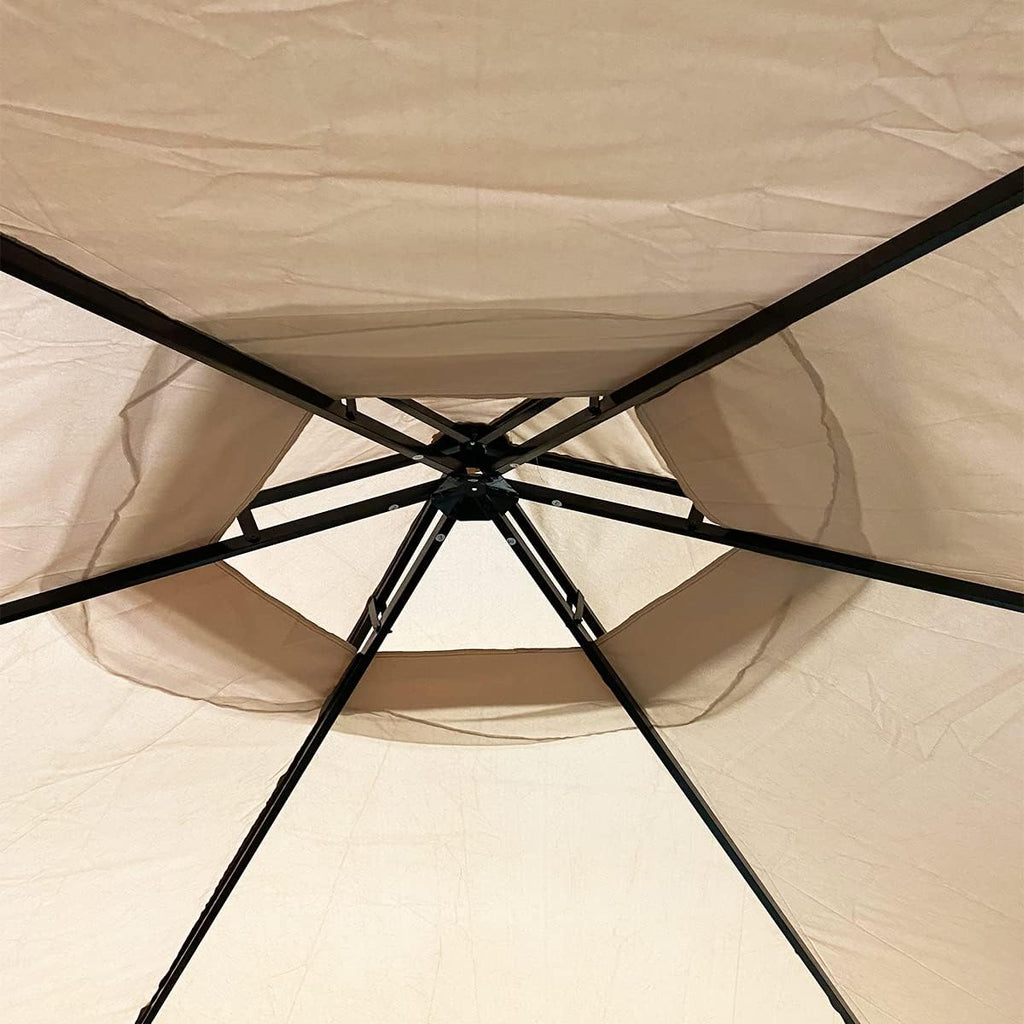 Garden Winds Replacement Canopy Top Cover Compatible with The Erommy 12ft Hexagon Gazebo - Riplock 350