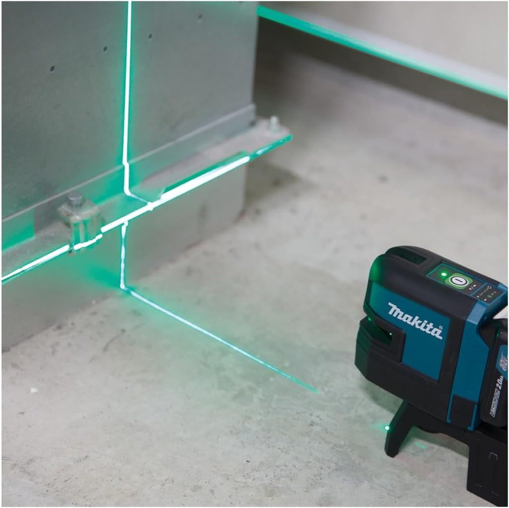 Makita SK106GDZ 12V CXT Self-Level Cross-Line/4 Pt. Green Laser