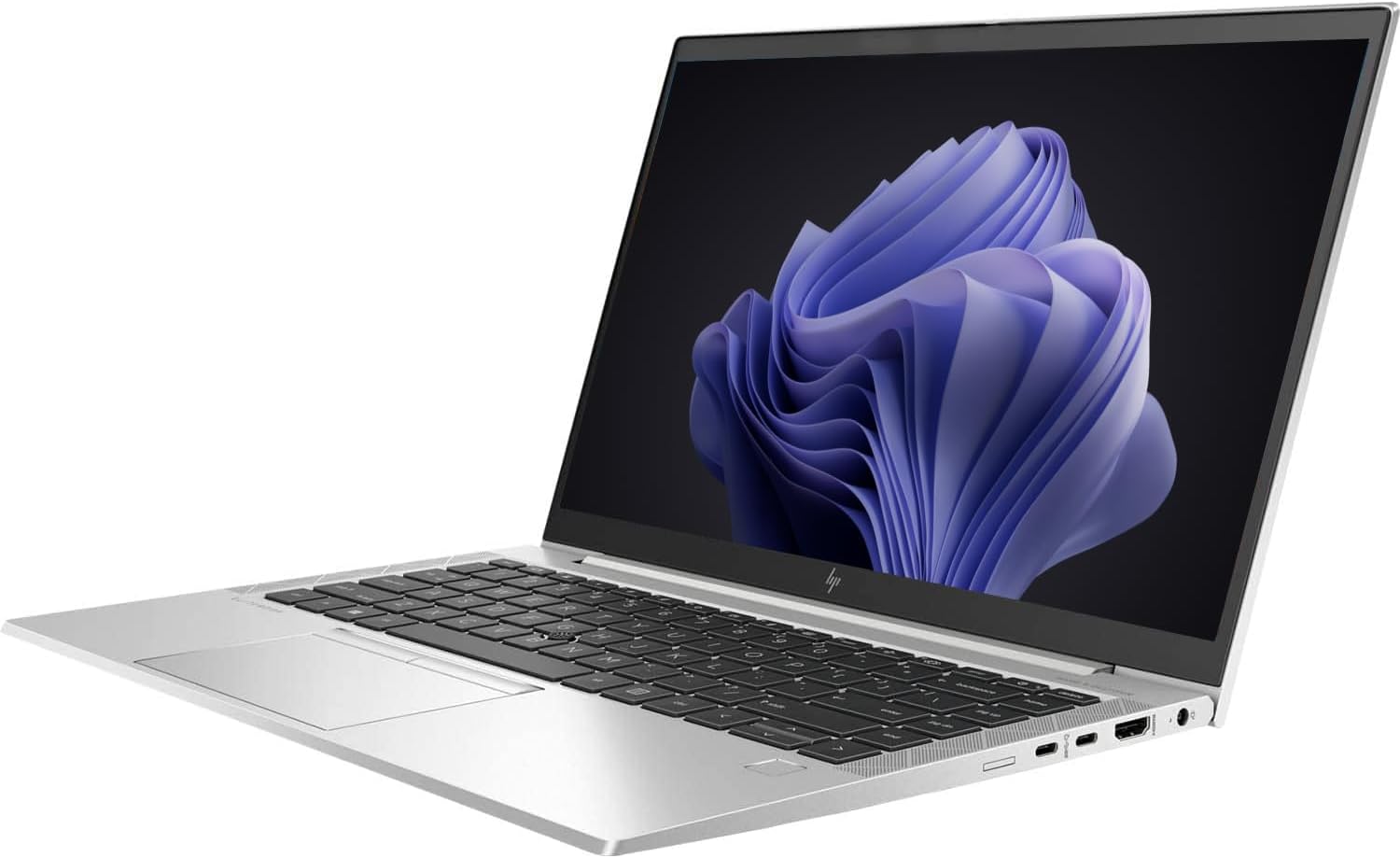 HP EliteBook 845 G8 Laptop, 14' FHD (1920x1080) Display, AMD Ryzen 5 Pro 5650U, 16GB DDR4 RAM, 512GB SSD, Webcam, Lector FP, KB Retroiluminado, HDMI, Windows 11 Pro (Renewed)