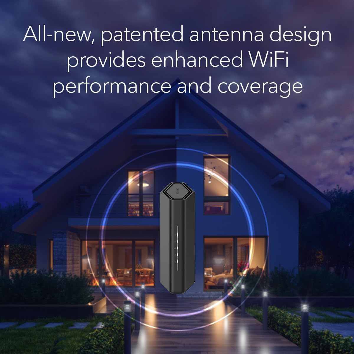 NETGEAR Nighthawk Dual-Band WiFi 7 Router (RS100) – Router Only, BE3600 Wireless Speed (up to 3.6 Gbps) - Covers up to 2,000 sq. ft., 50 Devices – 2.5 Gig Internet Port - Free Expert Help