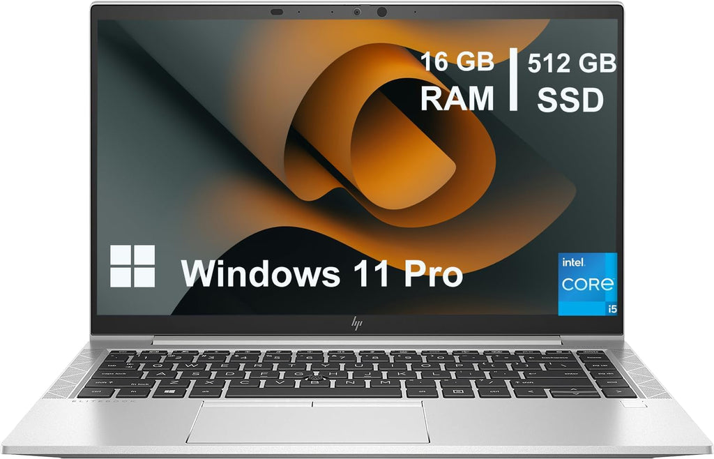 HP Elitebook 840 G8 Business Laptop, 14' FHD(1920 x 1080) Notebook, Intel Core i5-1145G7, 16GB RAM, 512GB SSD, CAM, Windows 11 Pro (Renewed)