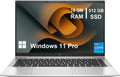 HP Elitebook 840 G8 Business Laptop, 14' FHD(1920 x 1080) Notebook, Intel Core i5-1145G7, 16GB RAM, 512GB SSD, CAM, Windows 11 Pro (Renewed)