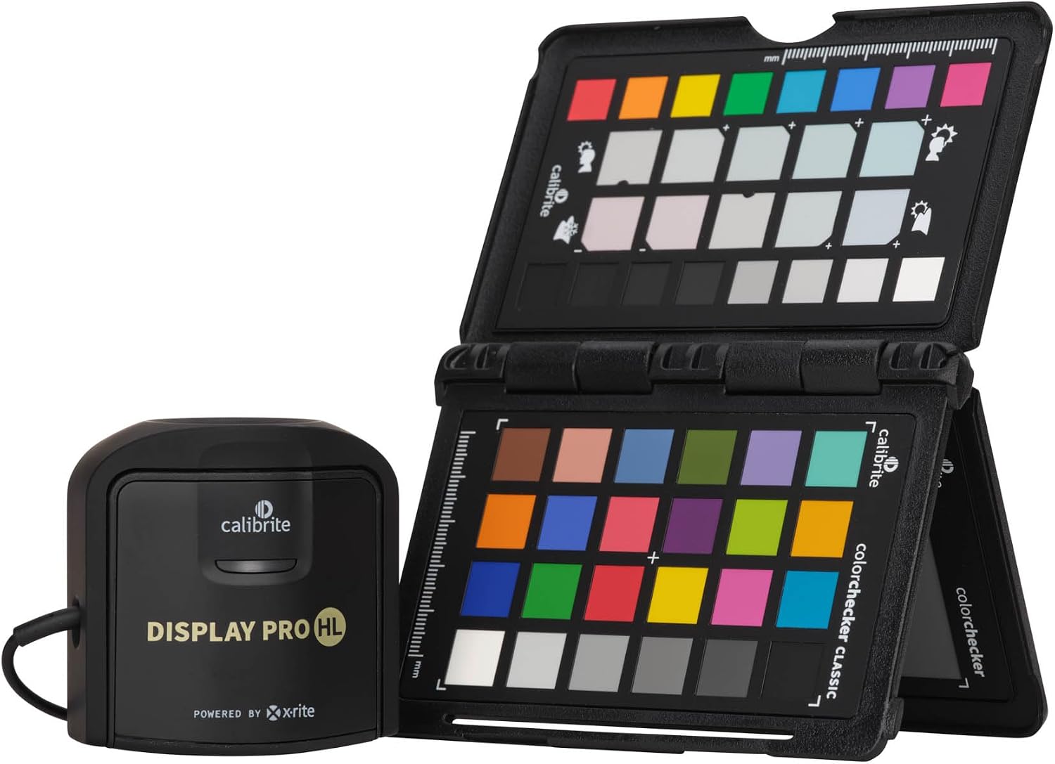 Calibrite Photo Kit w/Display Pro HL Monitor Calibration Colorimeter w/ColorChecker Passport Photo 2, Capture to Edit Color Workflow for RAW, Custom Camera Profiles, White Balance, Accurate Displays