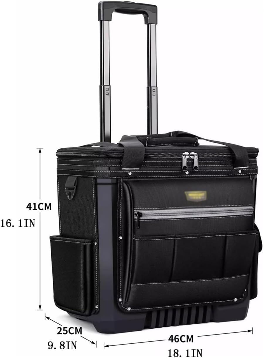Tool Box Rolling Toolbox Chest Heavy Duty Metal Latch Portable Rolling Tool Organizer Tool Box Storage Solution for Harsh Jobsite Conditions Tool Storage