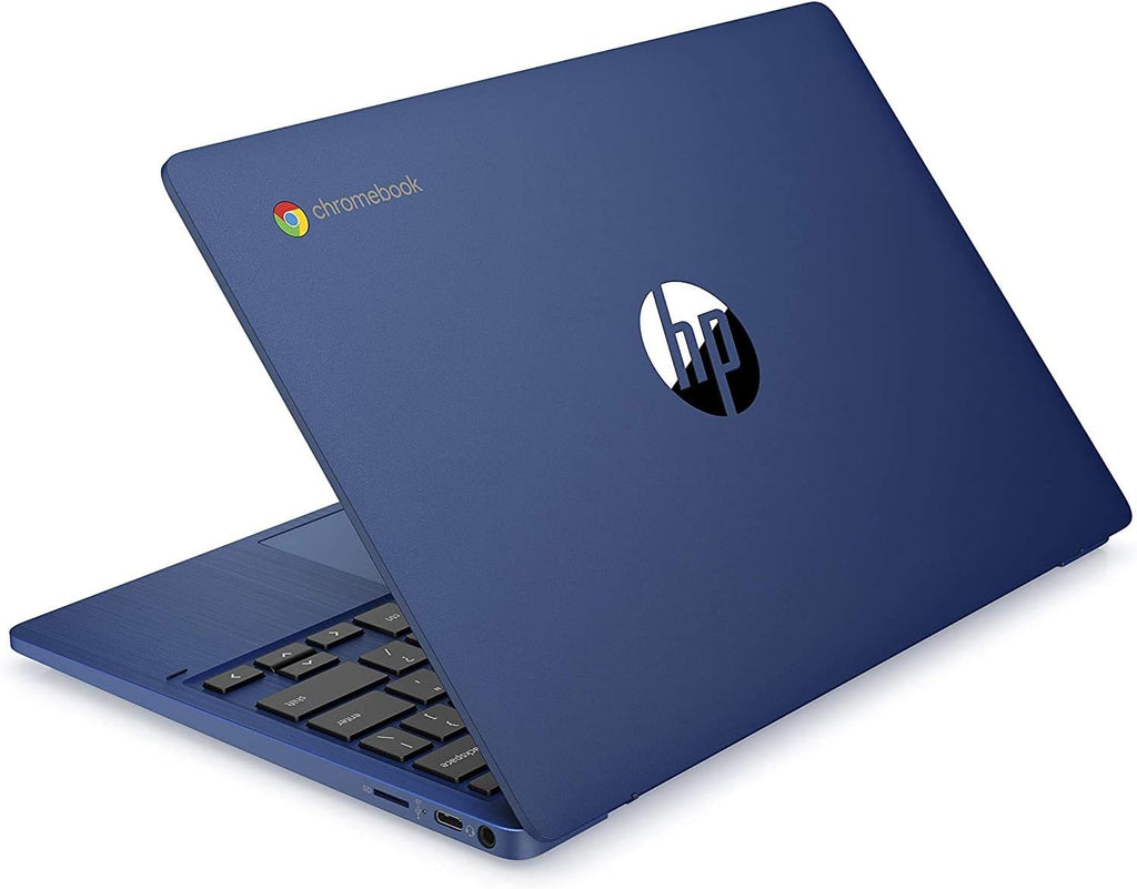 HP Chromebook 11-inch Laptop - MediaTek - MT8183 - 4 GB RAM - 32 GB eMMC Storage - 11.6-inch HD IPS Touchscreen - with Chrome OS™ - (11a-na0060nr, 2020 model, Indigo Blue)