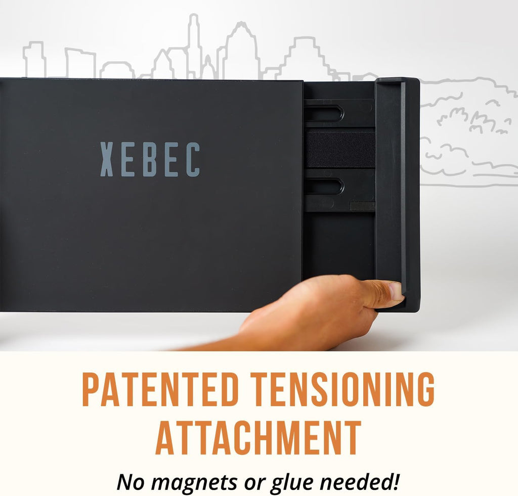 Xebec Tri-Screen 3 for Mac | Laptop Screen Extender with DisplayLink Adapter Included | Two 13.3 Inch Displays | Single Cable Connection | Portable Laptop Monitor for MacBook | Travel Case Included
