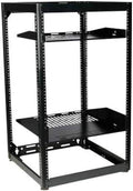 Sanus CFR1620-B1 Component Series 20U Stackable Skeleton Rack (35') Black