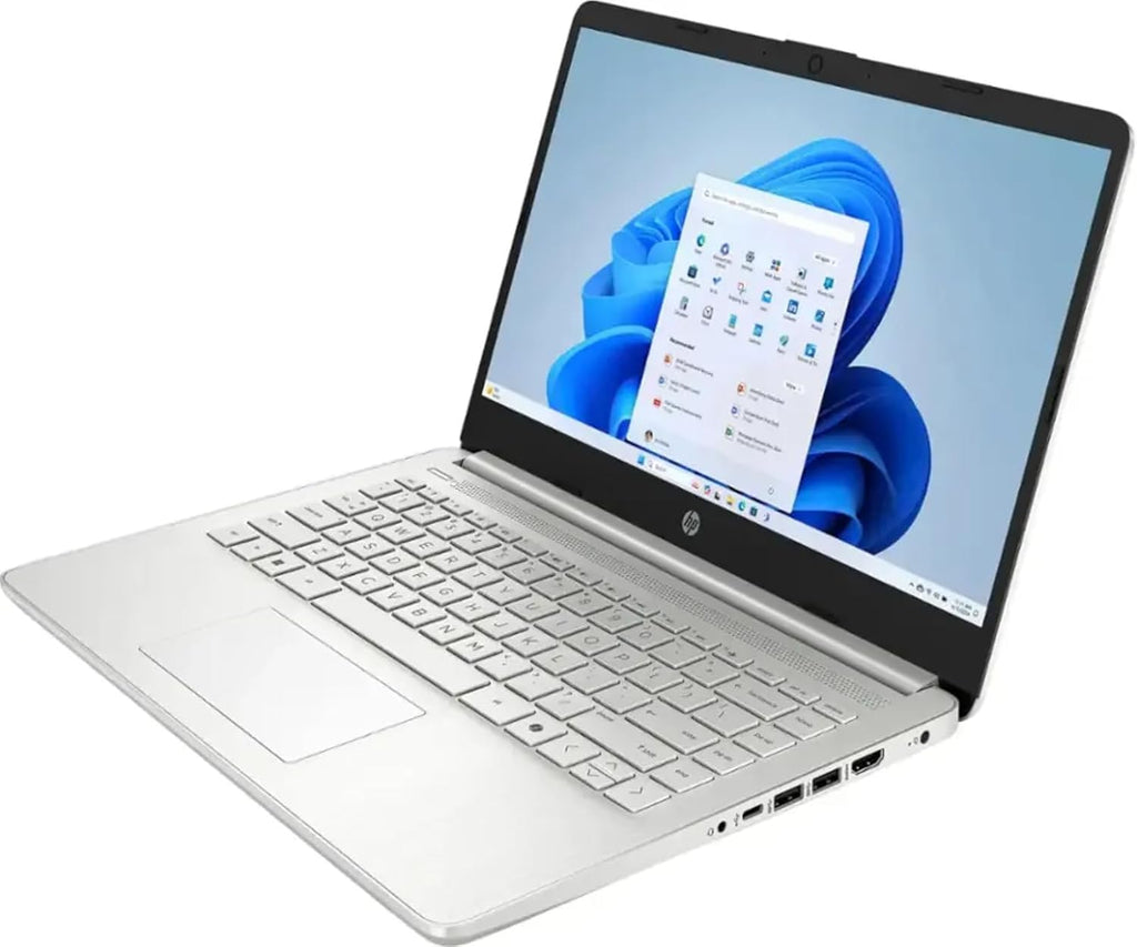 HP 2025 14' Small Laptop Computer - HD Thin & Light Laptop • Intel 4-Core N150 • Windows 11 Home • 1-Year Free Microsoft Office 365 • Bluetooth • Wi-Fi• 16GB RAM • 128GB UFS + 256GB Micro SD Card