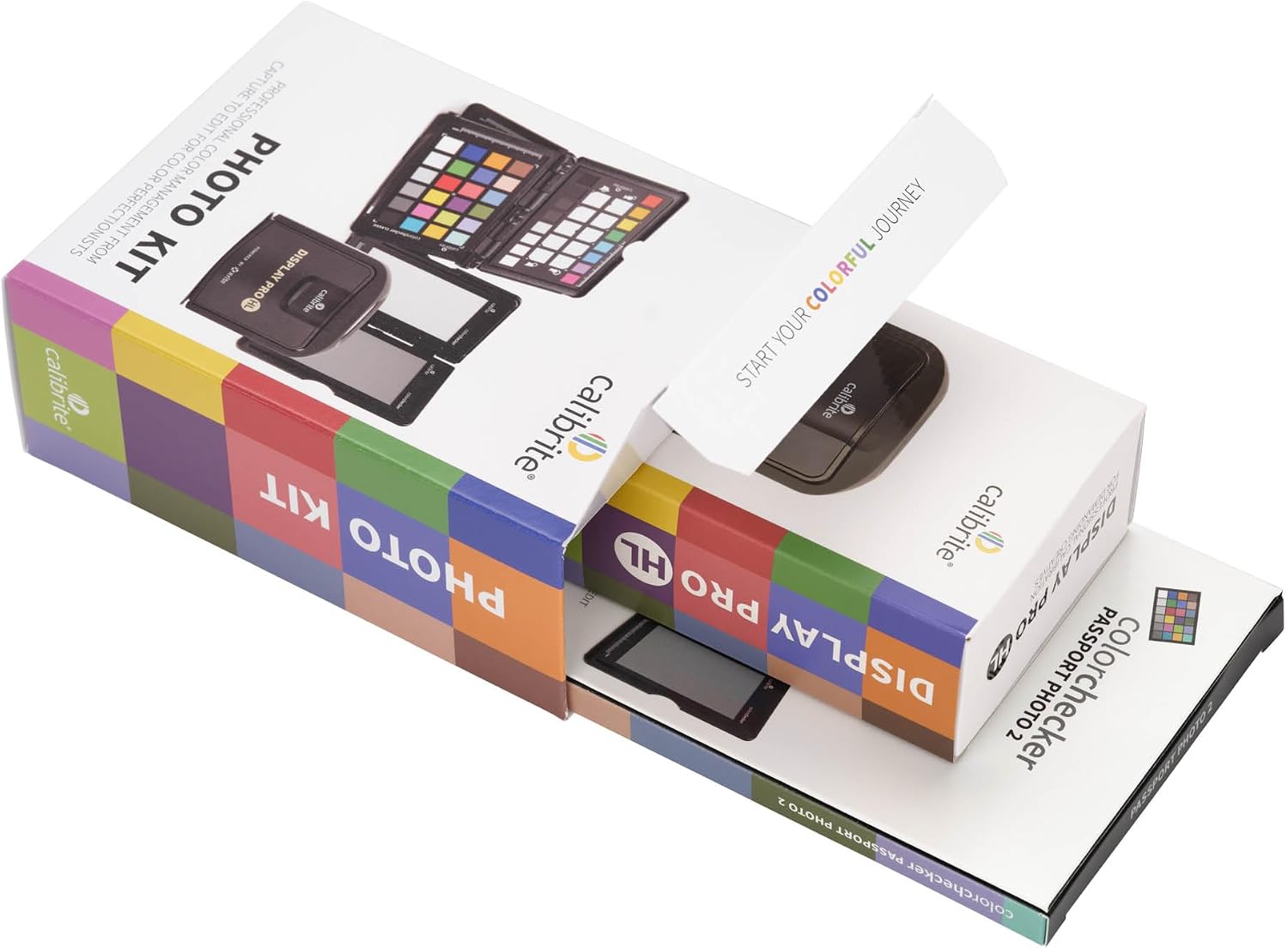 Calibrite Photo Kit w/Display Pro HL Monitor Calibration Colorimeter w/ColorChecker Passport Photo 2, Capture to Edit Color Workflow for RAW, Custom Camera Profiles, White Balance, Accurate Displays