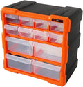 LIOONS Tool Box Transparent Plastic Tool Boxes Lightweight Tool Set with Drawer Stackable Storage Case Portable Storage Tool Kit