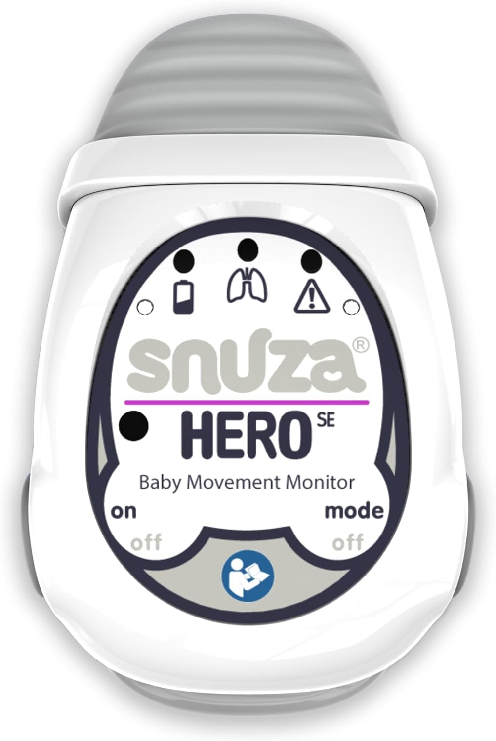 Snuza Hero Baby Movement Monitor with Patented Sensor Technology for Reliable Movement Monitoring and Alerts. No WiFi, Cords, or Sensor Pads, Portable and Easy to Set Up and Use.