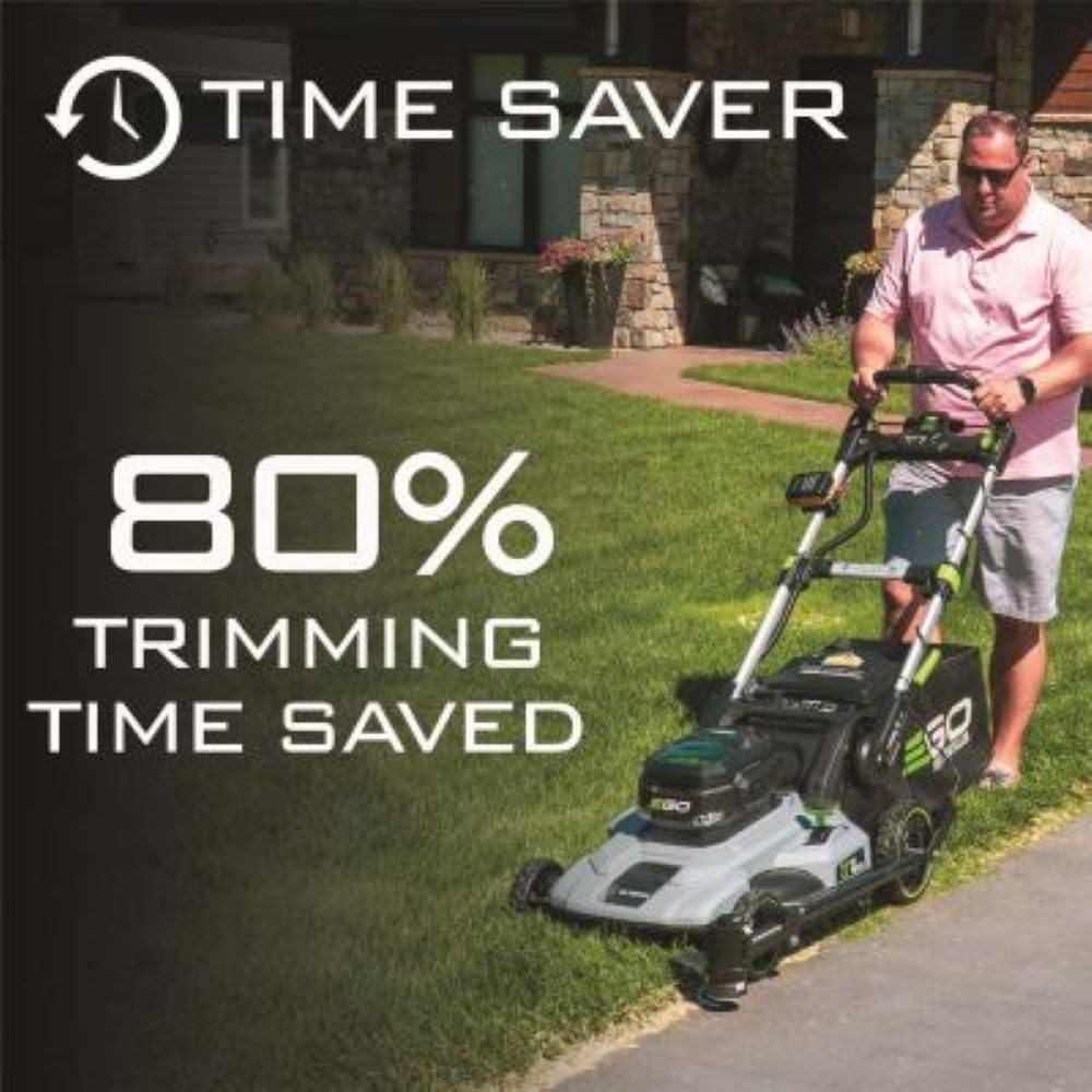 Trimyxs Weed Wacker Battery Operated, String Trimmer and Edger Combo, Lawn Mower Attachment, Cordless Weed Trimmer, A 20V 4.0Ah Li-ion Battery and Charger are Included