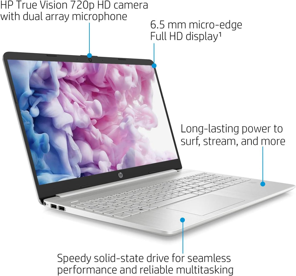 HP 15.6' Laptop, Intel Core i5-1135G7 Processor, Intel Iris Xe Graphics, 15.6' FHD Anti-Glare Display, Online Meeting Ready, HDMI, Wi-Fi and Bluetooth, Windows 11 Home(16GB RAM | 1TB SSD)