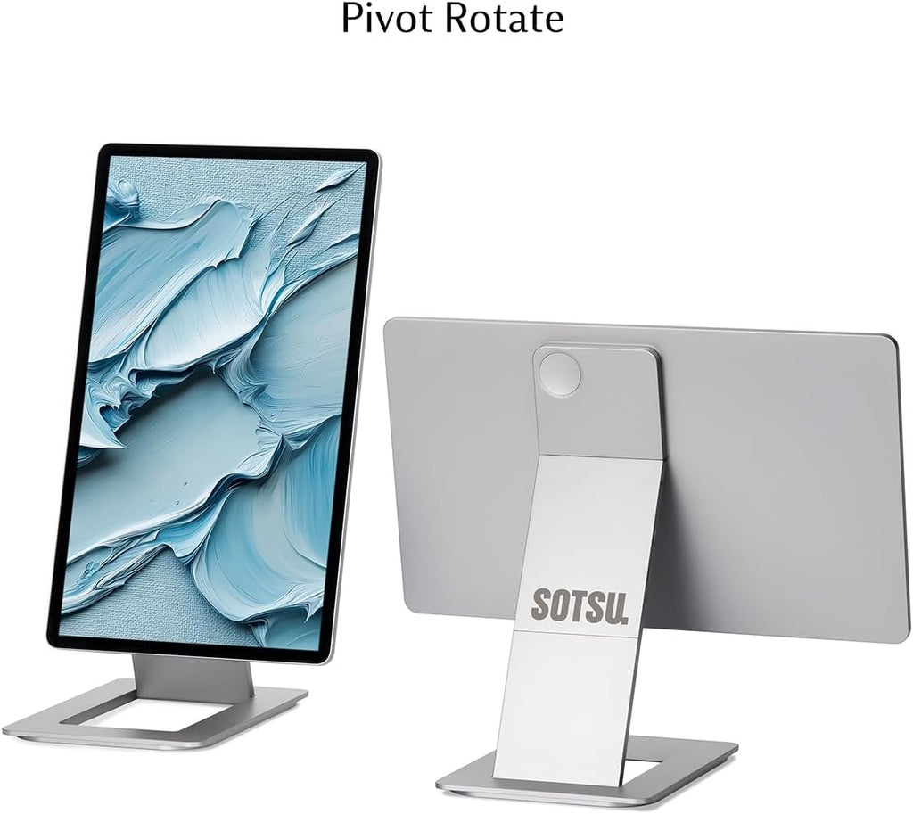 SOTSU FlipAction Touch 14' Portable Monitor | FHD IPS 10-Point Touchscreen | 400 Nits | 100% sRGB | Rotatable | Robust & Lightweight | Tempered Glass | USB-C & Mini HDMI | for Windows, Android & DeX