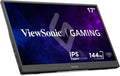 ViewSonic VX1754 17 Inch 1080p IPS Portable Gaming Monitor with 144Hz, AMD FreeSync,2 Way Powered 60W USB C, Mini HDMI, and Built-in Stand with Protective Cover (Renewed)