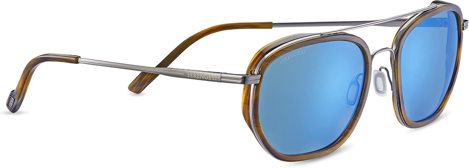 Boron Shiny Gunmetal Brown Buffalo Acetate