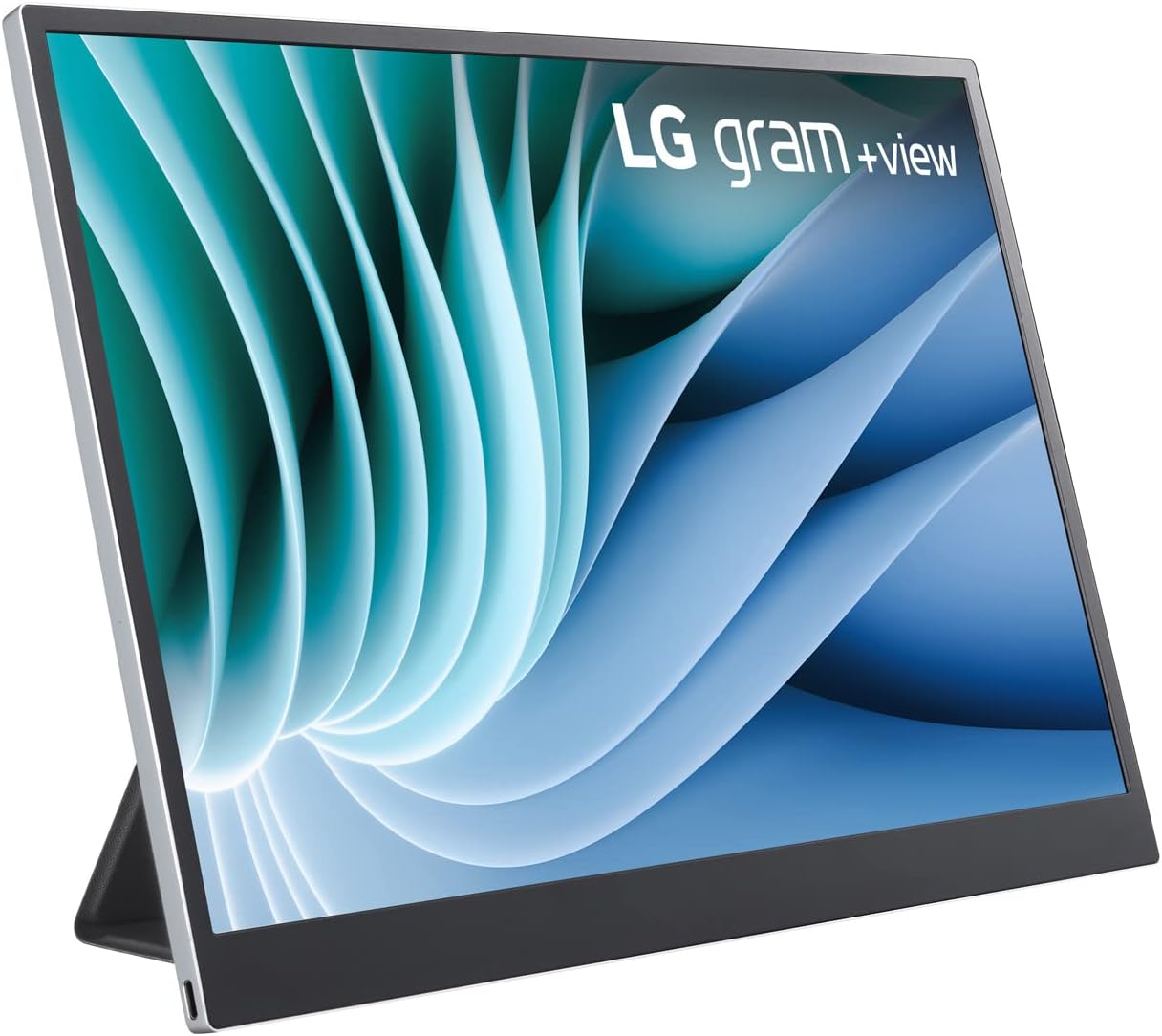 LG 16 Gram +View Portable Monitor with USB Type-C, DCI-P3 99% (Typ.), Automatic Rotation, Bidirectional Supported Book Cover