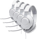 JBL Quantum 100 - Wired Over-Ear Gaming Headphones - White, Large (Pack of 4)