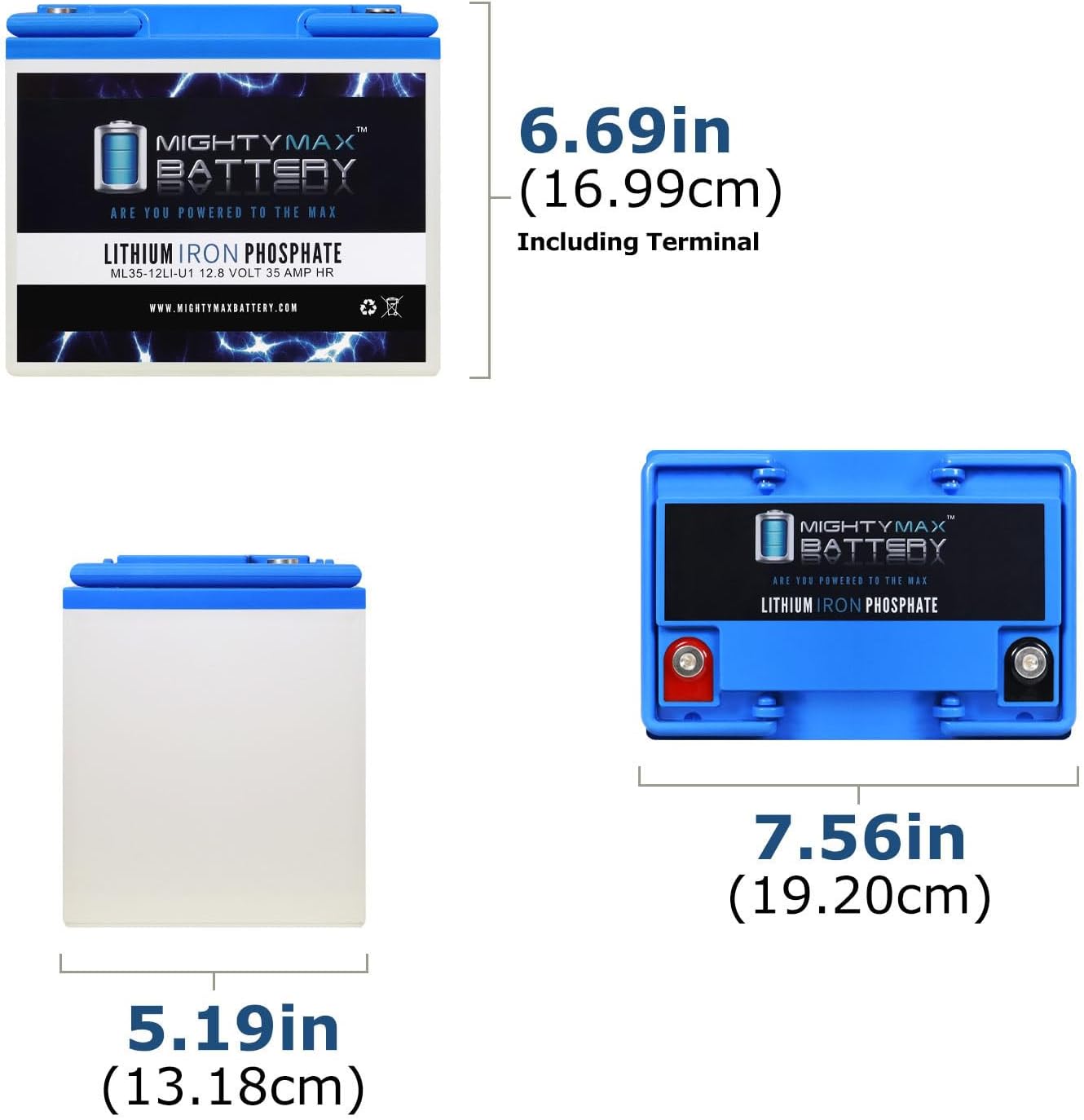 Mighty Max Battery 12V 35AH U1 Lithium Battery Replaces Craftsman 25780 Lawn Tractor and Mower