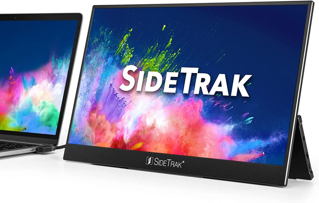 SideTrak Solo Pro 15.8' Portable Monitor for Laptop | FHD 1080P LED IPS Dual Display w/Anti-Glare Screen, USB & Mini HDMI, Laptop Monitor Extender for Mac, PC, Chrome, HDR & Speakers