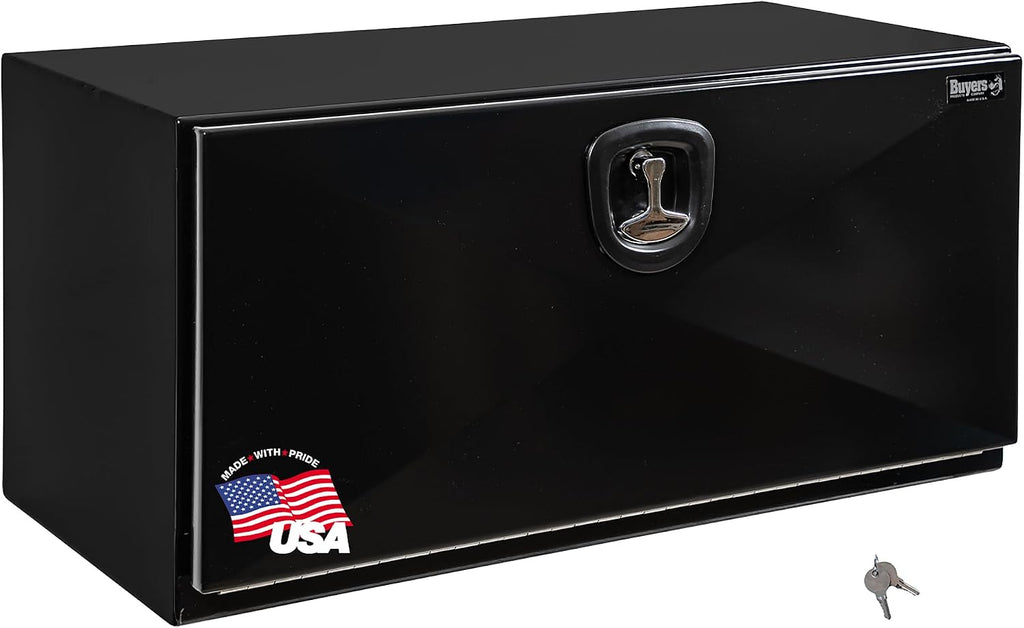 Buyers Products 1752805 Black Pro Series Steel Underbody Truck Box, 18x18x36 Inch, Durable Tool Box For Vehicle Storage and Organization