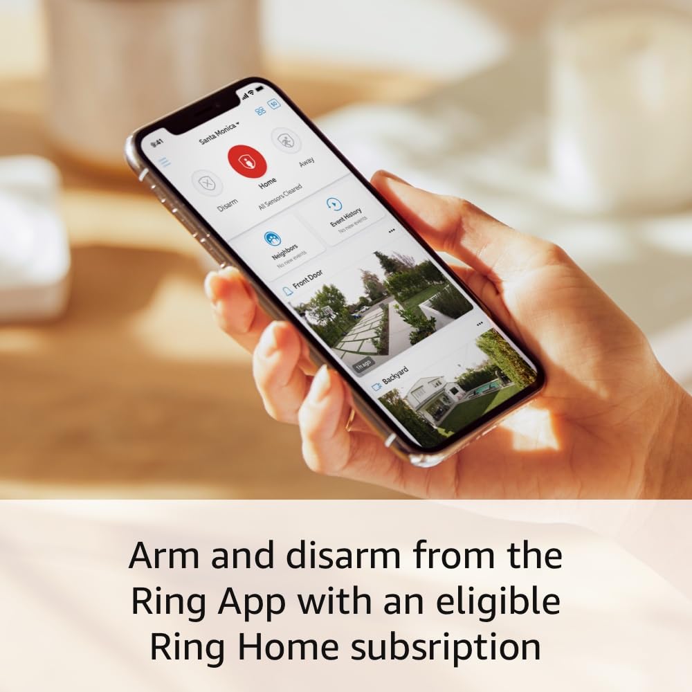 Ring Alarm 5-Piece Kit (2nd Gen) bundle with Ring Video Doorbell Wired