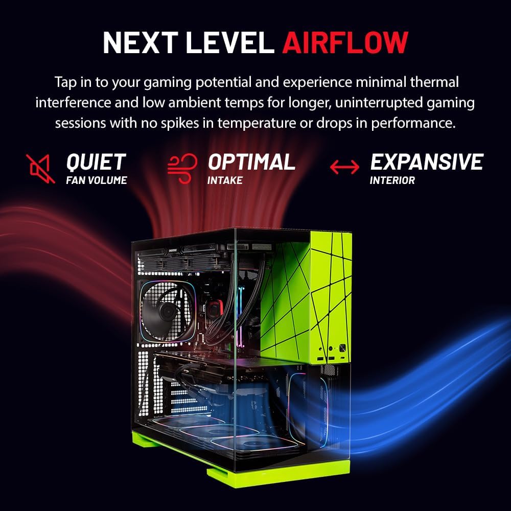 Skytech Gaming Viper Desktop PC, Ryzen 7 9800X3D 4.7 GHz (5.2 GHz), NVIDIA RTX 5080 16GB, 2TB NVMe SSD, 64GB DDR5 RAM 6000 RGB, 850W Gold ATX 3 PSU, 360mm ARGB AIO, Wi-Fi, Win 11