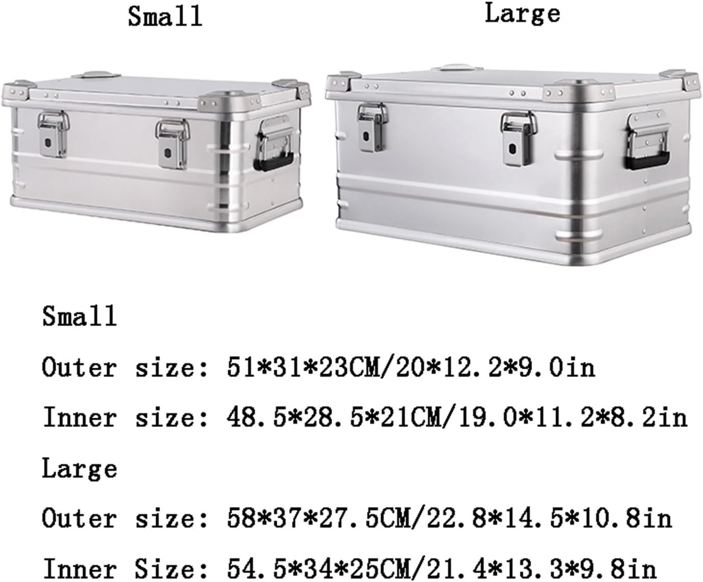 Multifunctional Metal Tool Box Aluminium Storage Box Professional Portable Storage Cabinet Workshop Toolbox Household Book Organiser for Garage(Medium)
