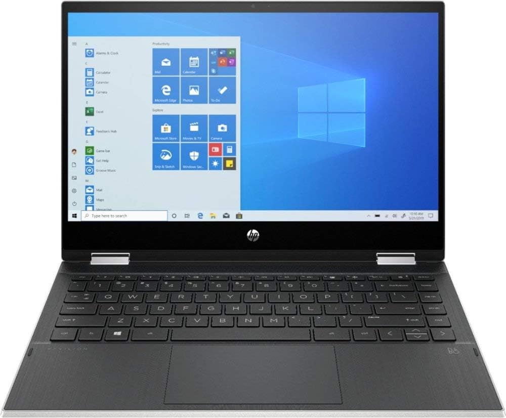 HP - Pavilion x360 2-in-1 14' Touch-Screen Laptop - Intel Core i3-8GB Memory - 128GB SSD - Natural Silver - 14m-dw1013dx