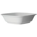 ECO PRODUCTS Compostable 64oz Serving Bowls, Case of 100, Regalia Vanguard Square Container, Disposable Renewable White Molded Fiber, No PFAS, Lid Available, ASTM Compliant, BPI-Certified