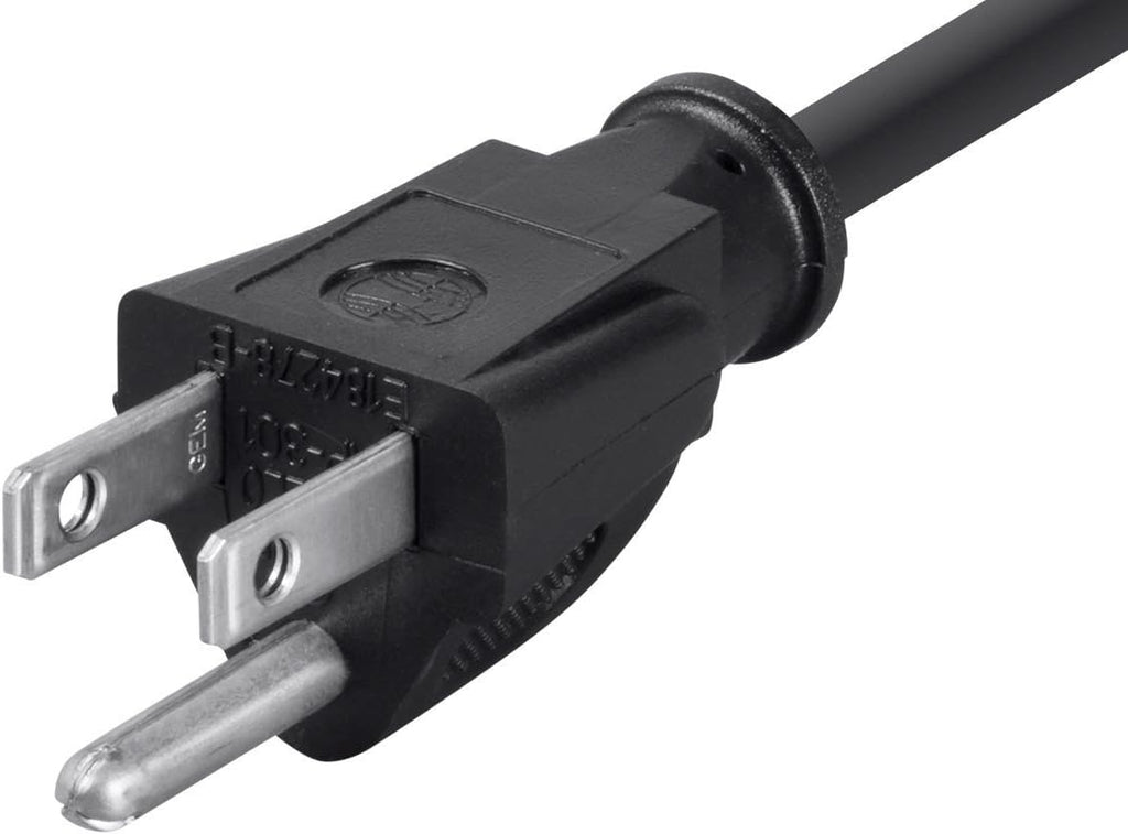 10 PCS, 16AWG Power Extension Cord Cable, Black 25 Feet, CNE592473