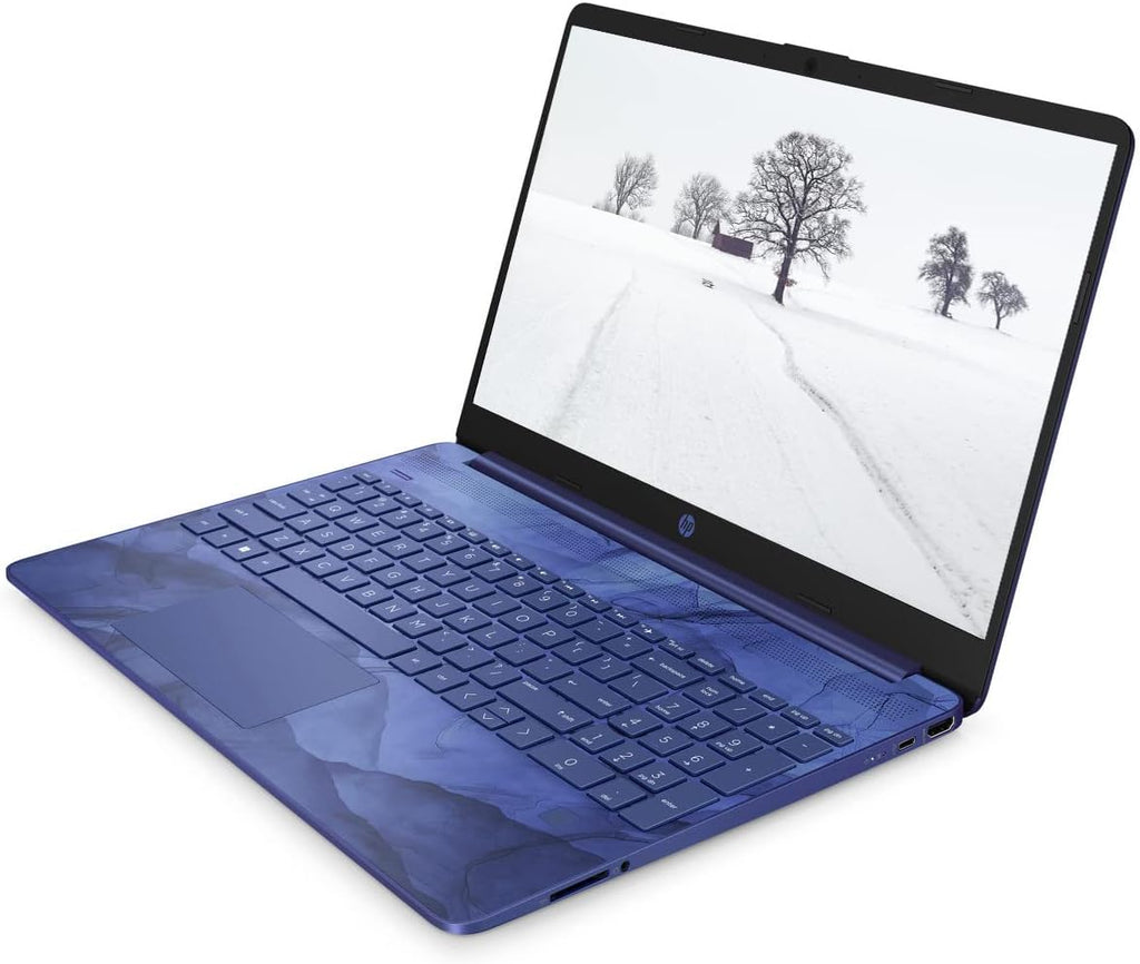 HP 15'' HD Premium Laptop, Intel Celeron Quad-core Processor 2.59GHz Turbo Speed, 8GB DDR4 Memory, 128GB SSD, Ultra-Fast WiFi, Windows 11 OS (Renewed)