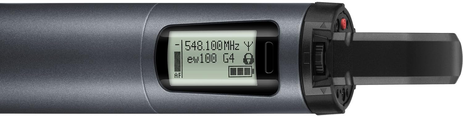 Sennheiser Pro Audio Handheld Transmitter With Mute Switch (SKM 100 G4-S-A),Black