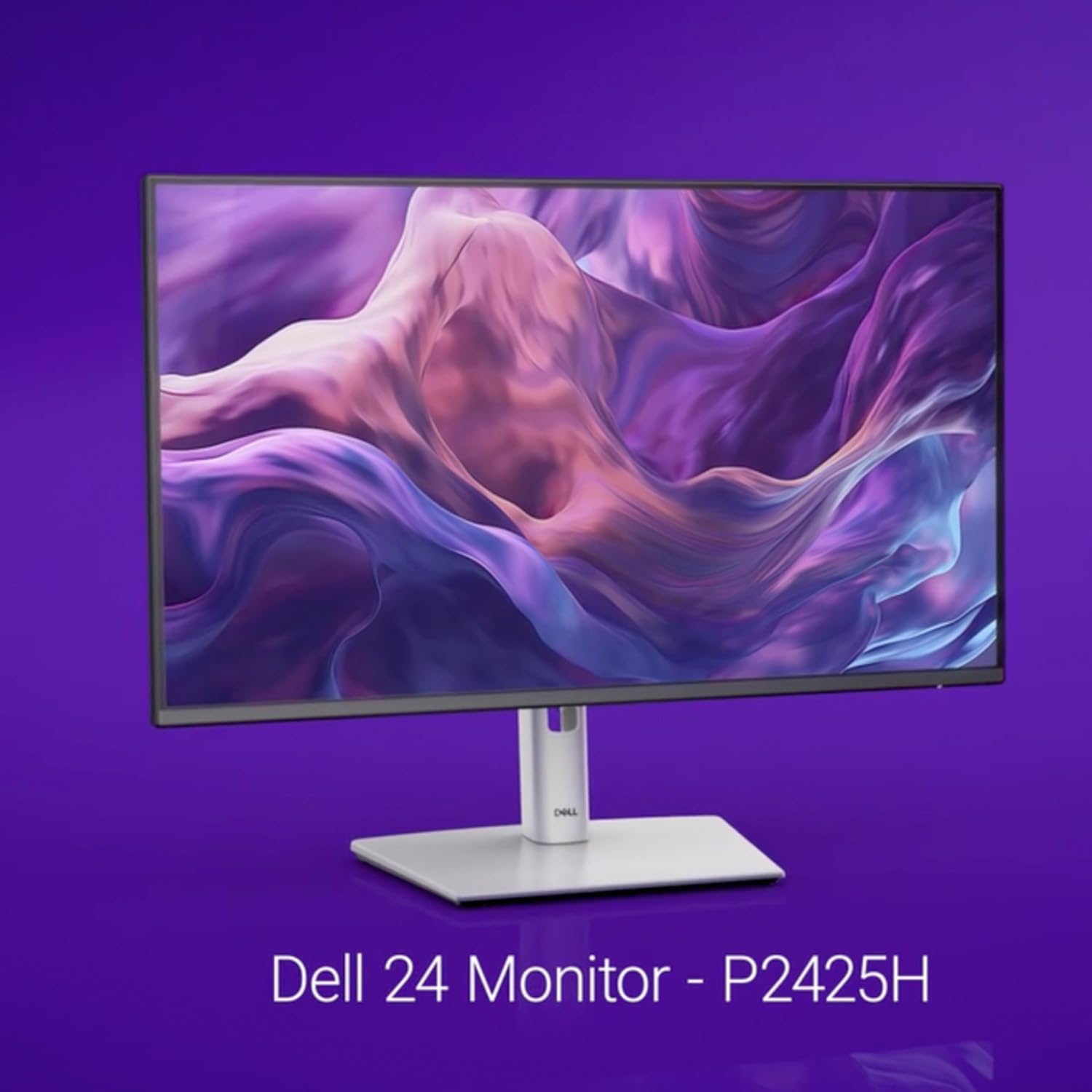 Dell P2425H 24-Inch 1920 x 1080 FHD Flat Screen LED Monitor Bundle with 3-Port USB-C Portable Expansion Hub for USB-C and Universal Screen Cleaner for LCD (Large Bottle) (3 Items)