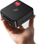 KAMRUI Mini PC, E3B 32GB RAM 512GB SSD Mini Gaming Computers AMD Ryzen 5 7430U Micro Desktop Computer (Max 4.3GHz,6C/12T, Beat 5650U), Small PC Support WiFi 6, BT5.2, Triple Display for Office Home
