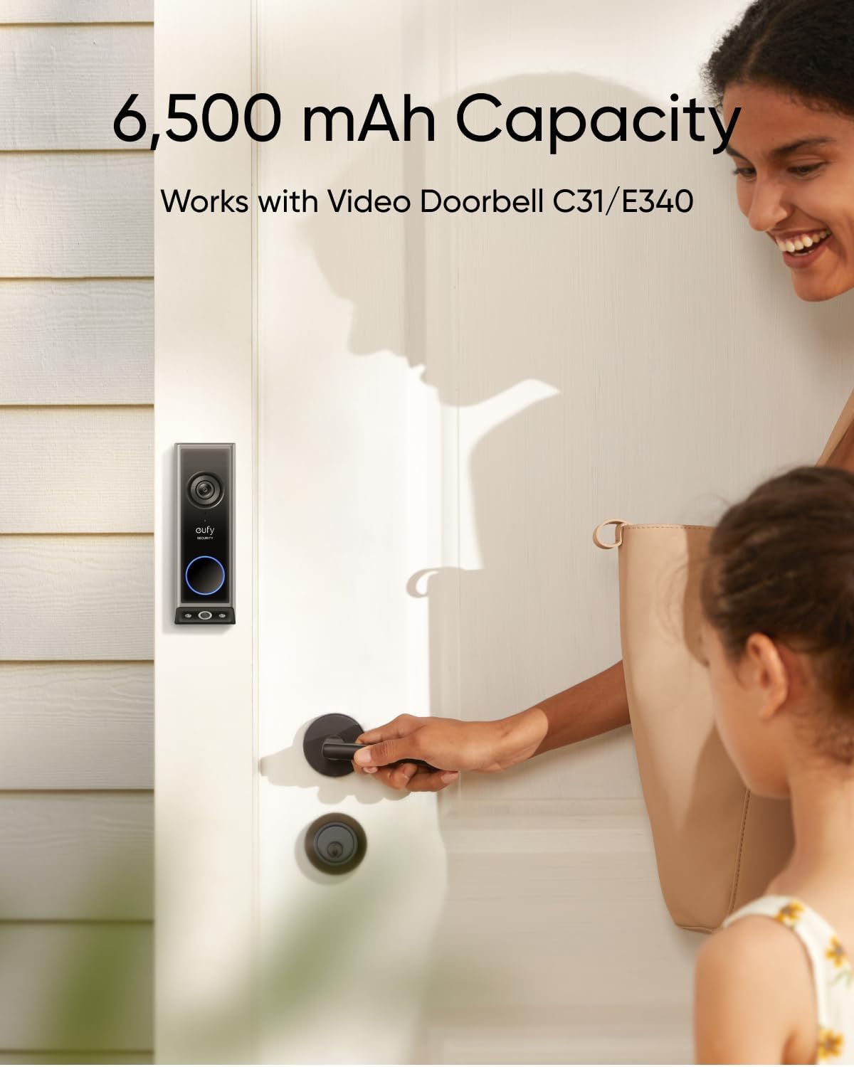 eufy Video Doorbell C31with HomeBase S380, Extra Rechargeable Battery Pack,2K FHD, Dual Power Options, Live Video Call, 24/7 Recording, Human and Motion Detection, No Monthly Fee