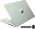 HP Stream 14' Laptop with AI Copilot, Flagship for Students & Business, 13th Gen Intel 4-Core, 4GB RAM, 1.12TB Storage (128GB UFS + 1TB Docking Station), Office 365 1-Year, Win 11 S, Willow Green