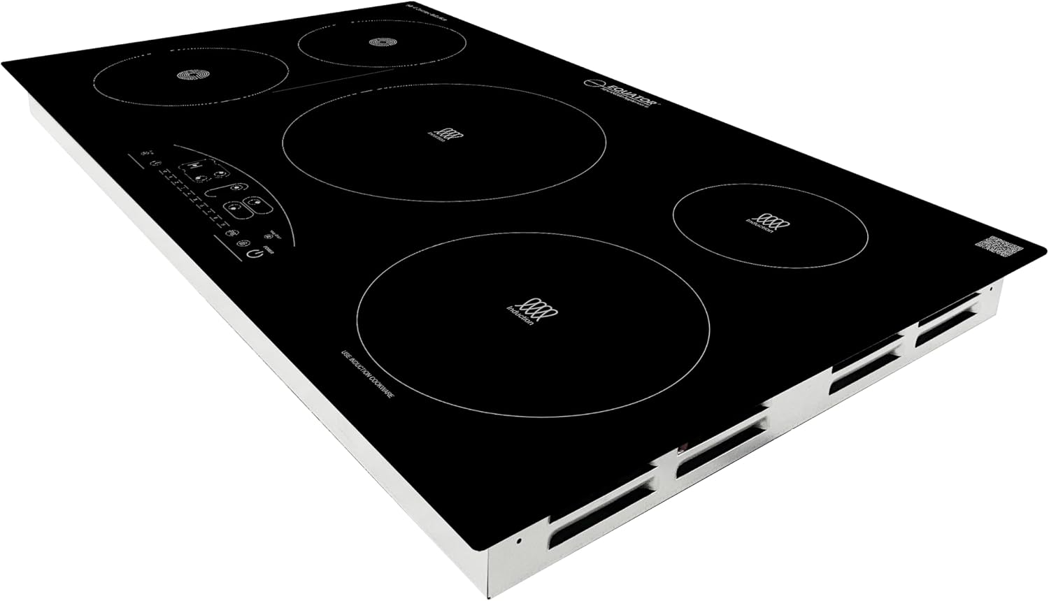 Equator 36-inch Electric Hybrid Cooktop with 3 Induction & 2 Ceramic Burners Dual Cooking Modes for Flexible, Fast, and Efficient Cooking Sleek Built-in Design