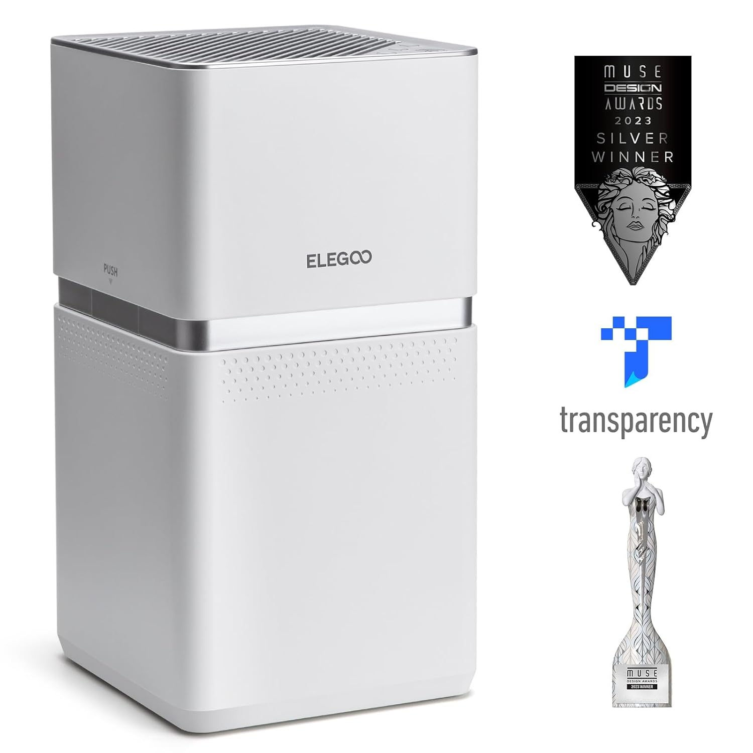 ELEGOO MARSMATE Air Purifier, Remove Up to 95% TVOC, Compatible with Saturn 8k, Saturn 2, Saturn 3, Saturn 3 Ultra, Mars 4 DLP, Mars 4 MAX, Jupiter, Jupiter SE, Saturn 4, Saturn 4 Ultra 3D Printers