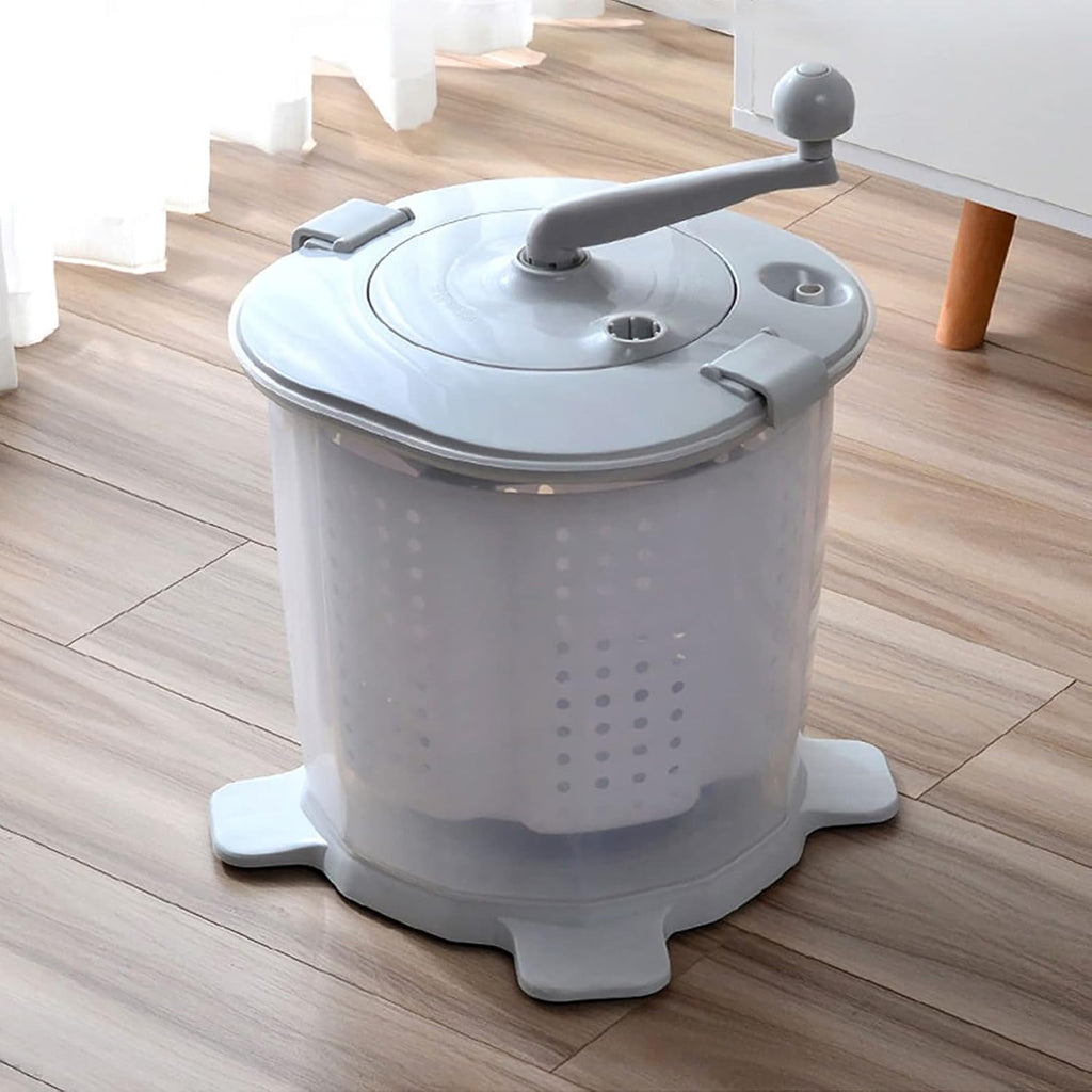 Portable Mini Washing Machine, Manual Washing Machine Underwear Laundry Washer for Home Dormitory Gray