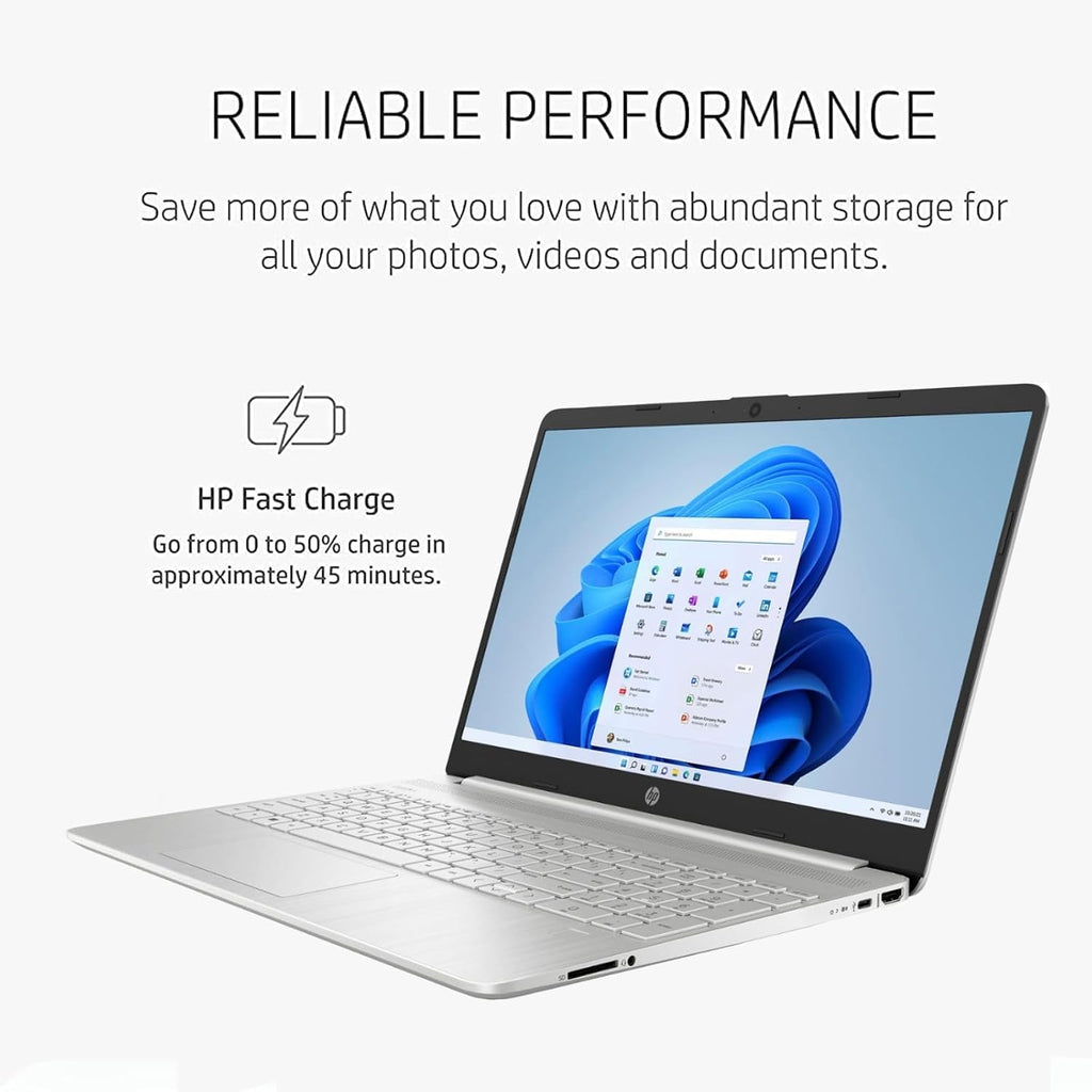 HP 2023 15.6' HD Touchscreen Laptop, Intel Core i3-1215U (Beat i5-1135G7), 32GB RAM, 1TB SSD, Intel UHD Graphics, WiFi, Bluetooth, HDMI, USB-A&C, Long Battery Life, Windows 11 Home, Silver